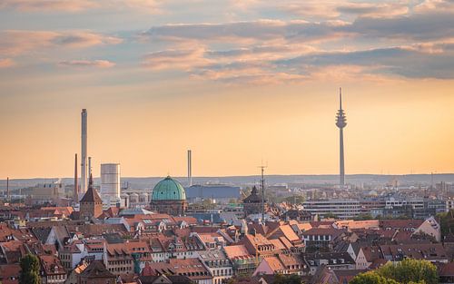 View from the Freiung of Nuremberg Imperial Castle