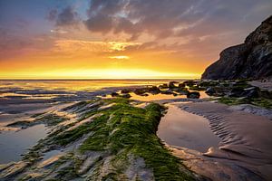 Ein Strand in Cornwall