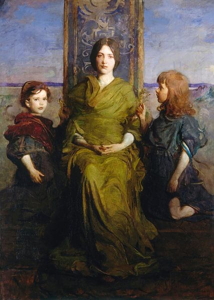 Vierge Enthronisée, Abbott Handerson Thayer par Des maîtres magistraux