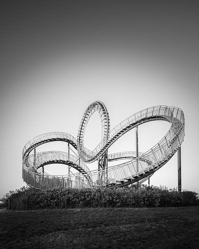Tiger & Turtle - Magic Mountain in Black & White, Duisburg by Henk Meijer Photography
