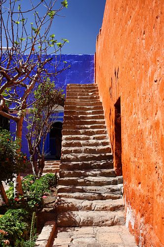 Escalier du monastère de Santa Catalina Pérou