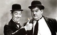 Stan Laurel en Oliver Hardy van Brian Morgan thumbnail