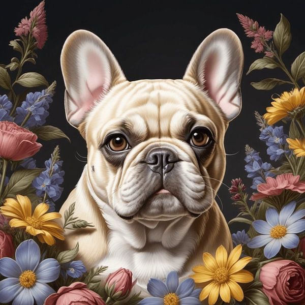 French Bulldog by Wilfried van Dokkumburg