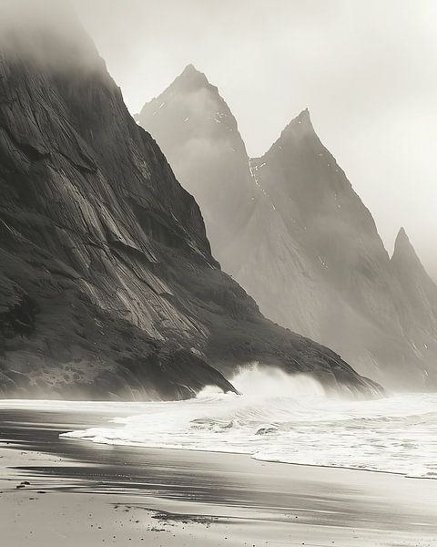 Subliem uitzicht op Nieuw-Zeeland van fernlichtsicht