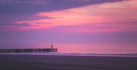 Sonnenuntergang am Strand in Domburg