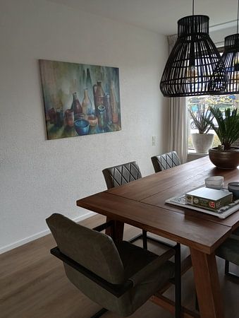 Stillleben mit blauer Schale