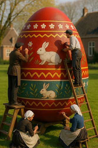 Klassische Osterfreude: Ein Ei voller Geschichten