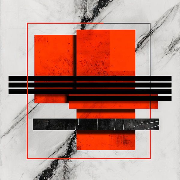 Geometry on marble by Poster Art Shop