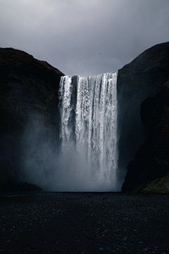 Skogafoss IJsland van Stefan Wanning