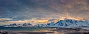Norwegen Lofoten Panorama von Andy Luberti