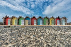 Strandhuisjes sur Adriaan Westra