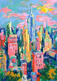New York Skyline Impressionismus von Niklas Maximilian