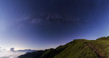 Milchstraße von Hehuan in Taiwan aus gesehen von Jos Pannekoek