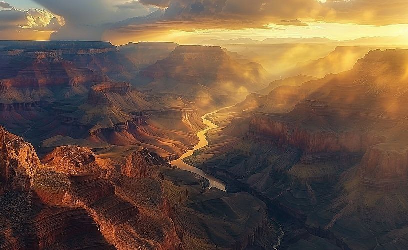 Licht drama over pieken van fernlichtsicht