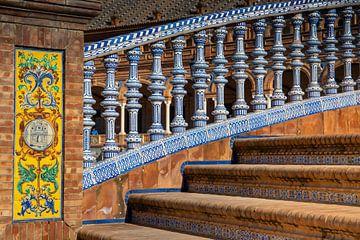 Plaza de Espana in Seville by Antwan Janssen