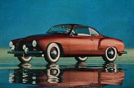 De Volkswagen Karmann Ghia van 1959 van Jan Keteleer thumbnail