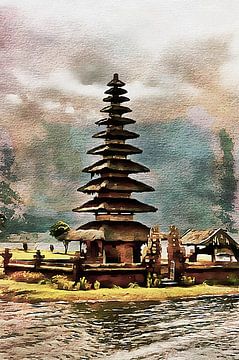 Balinese Tempel 12 van Dorothy Berry-Lound