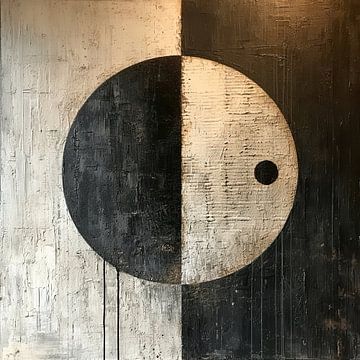 Abstract Zwart-Wit | Harmonic Contrast van Kunst Kriebels