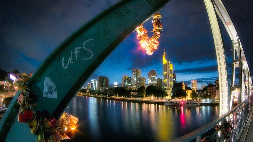 Les lumières de la ville de Fankfurt par Sven Frech