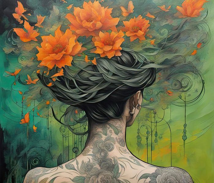 Flower Dream 75.21 by Eye catching paintings