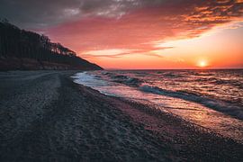 Sonnenuntergang an der Ostee von Arnold Maisner