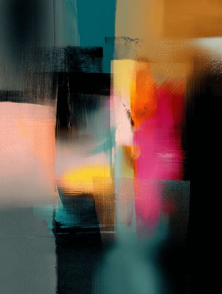 Abstract in warm colours by Studio Allee