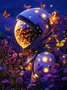 glowing astronaut by haroulita thumbnail