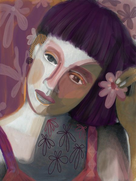 Fille de fleur par Studio Gjil