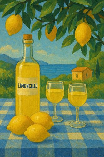 Limoncello schilderij.