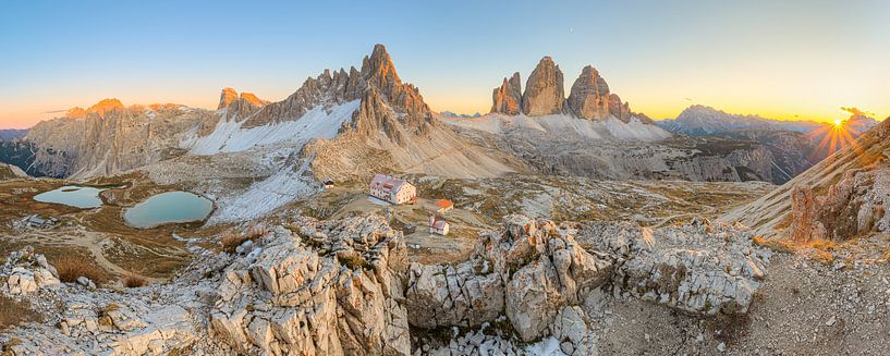 Tre Cime di Lavaredo Panorama by Michael Valjak