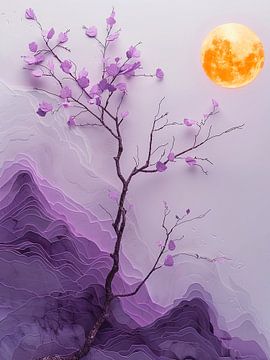 paarse sakura van haroulita