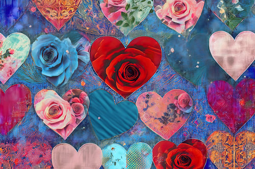 Herzen zum Valentinstag von Patricia Hofmeester