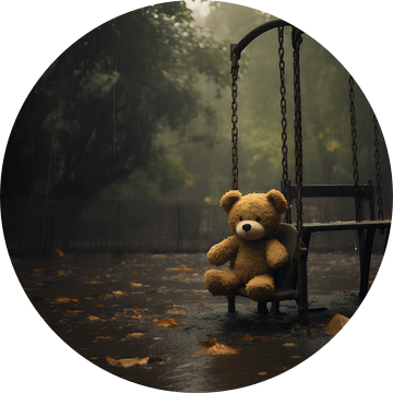 Vergeten vriendschap - De teddybeer in de avondschemering van Karina Brouwer