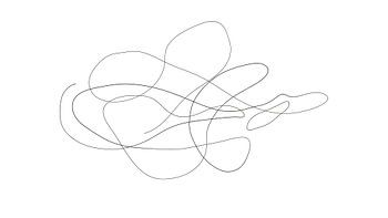 Fließende Pfade: Minimalistische abstrakte kontinuierliche Linienkunst