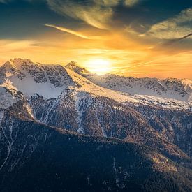 Montagnes en hiver sur Yann Mottaz Photography