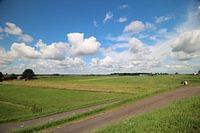 Breed uitzicht over de zuidplaspolder in Moordrecht
