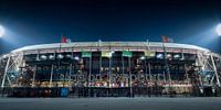 Avondfoto van Feyenoord stadion De Kuip van Mark De Rooij thumbnail