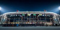 Avondfoto van Feijenoord stadion De Kuip
