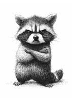 Waschbär - Zorn im Fell