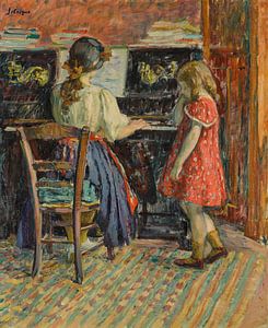 Die Klavierstunde (Marthe und Nono) (circa 1907)