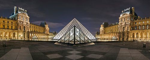 Musée du Louvre de nuit sur Nico Geerlings