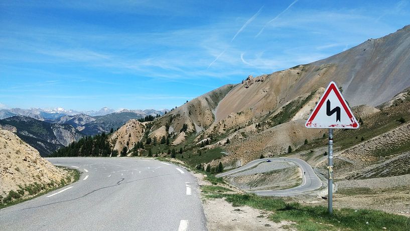 Spitze des Col d'Izoard von Maarten Lans