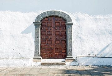 Wooden door or gate by Helga Kuiper