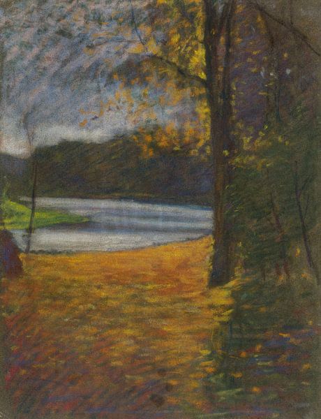 Paysage d'automne, Ladislav Mednyánszky par Des maîtres magistraux