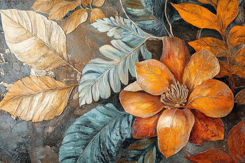 Autumn leaves | Textures of Nature by Flower Studio