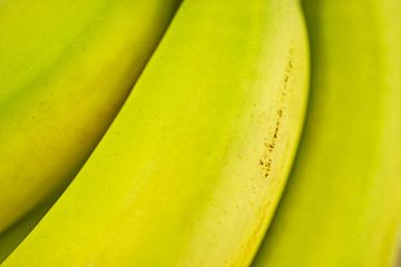 Gele banaan macro van Iris Holzer Richardson