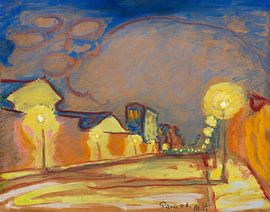 Max Pechstein - Straat in Parijs, 1908