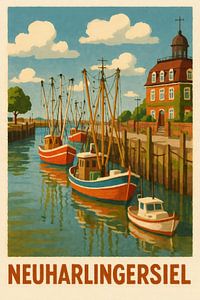 Neuharlingersiel - Port idyllique dans un village de pêcheurs