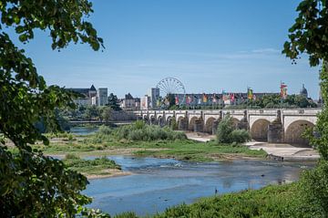 Pont Wilson in Tours, Frankrijk van Renso de Wind