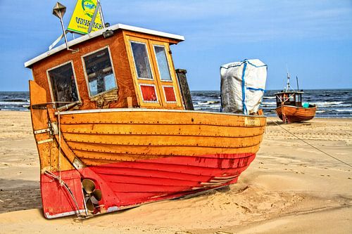 Fishing boat on the beach